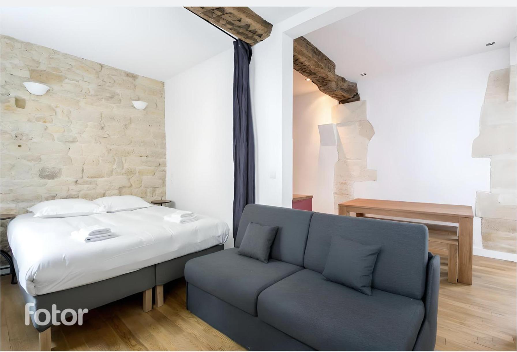 Suite Du Lion/Ac Historic Flat, Marais, 4-5 Guests パリ エクステリア 写真